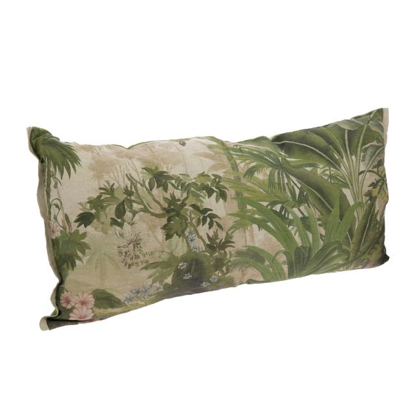 + Cochin Linen Printed Cushion - 50x100cm - The Lost + Found Department