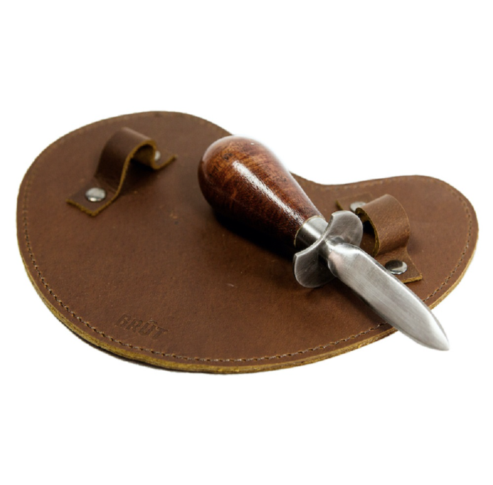 Oyster Knife With Leather Glove - The Lost + Found Department