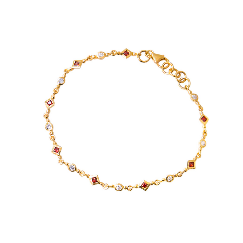 Alix D. Reynis Bracelet - Amour (Rouge/Red) - The Lost + Found Department