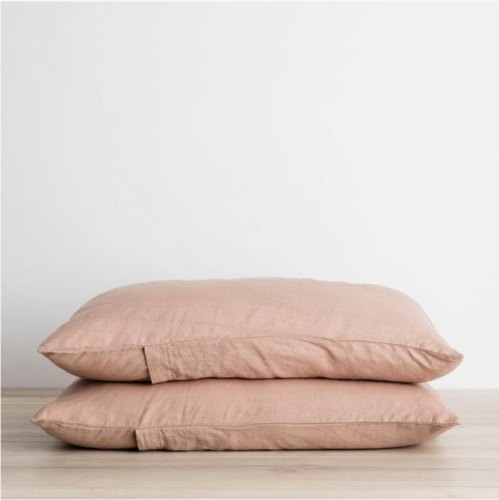 + Cultiver Linen Standard Pillowcase Set - The Lost + Found Department