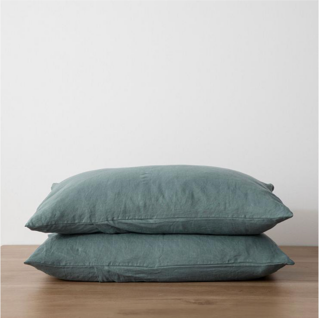 + Cultiver Linen Standard Pillowcase Set - The Lost + Found Department