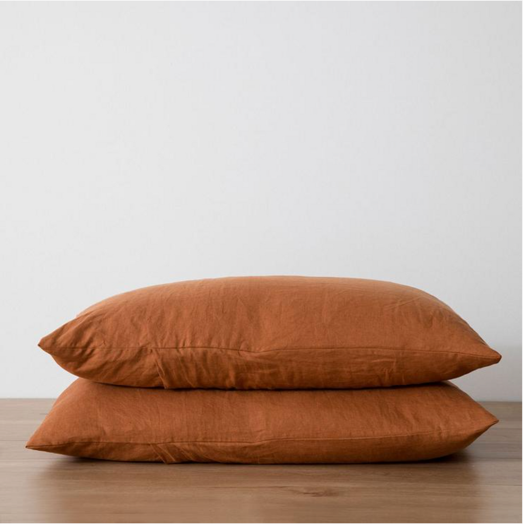 + Cultiver Linen Standard Pillowcase Set - The Lost + Found Department