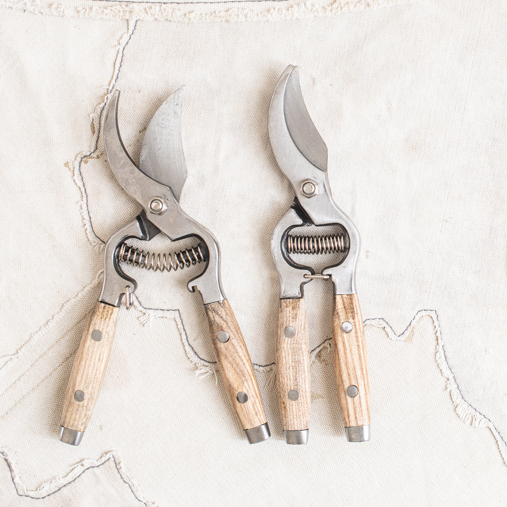 + Secateurs - Wood Handle - The Lost + Found Department