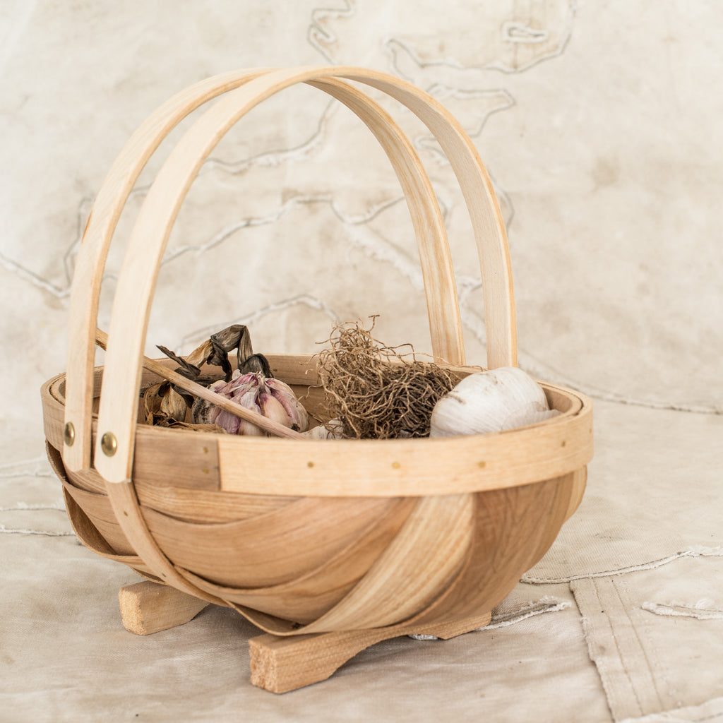 + Burgon & Ball Natural Wooden Trug - The Lost + Found Department