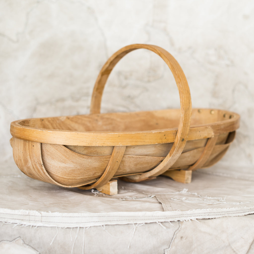 + Burgon & Ball Natural Wooden Trug - The Lost + Found Department