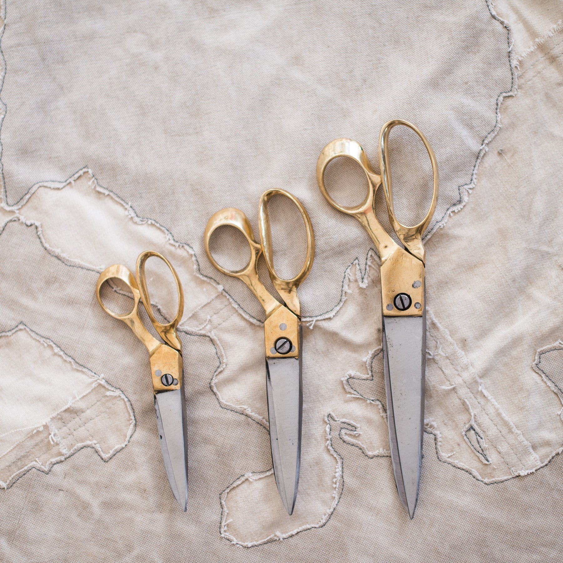 Scissors - Tailors / General Purpose Brass Handle – The Lost + Found ...