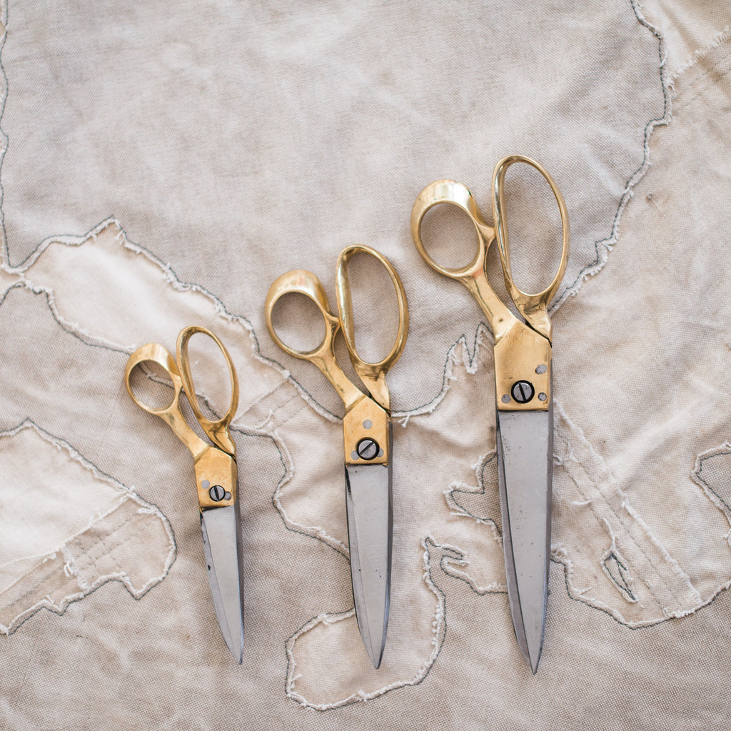 + Scissors - Tailors / General Purpose Brass Handle - The Lost + Found Department