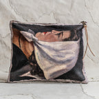 Swarm Canvas Painting Zip Clutch - Cora - The Lost + Found Department