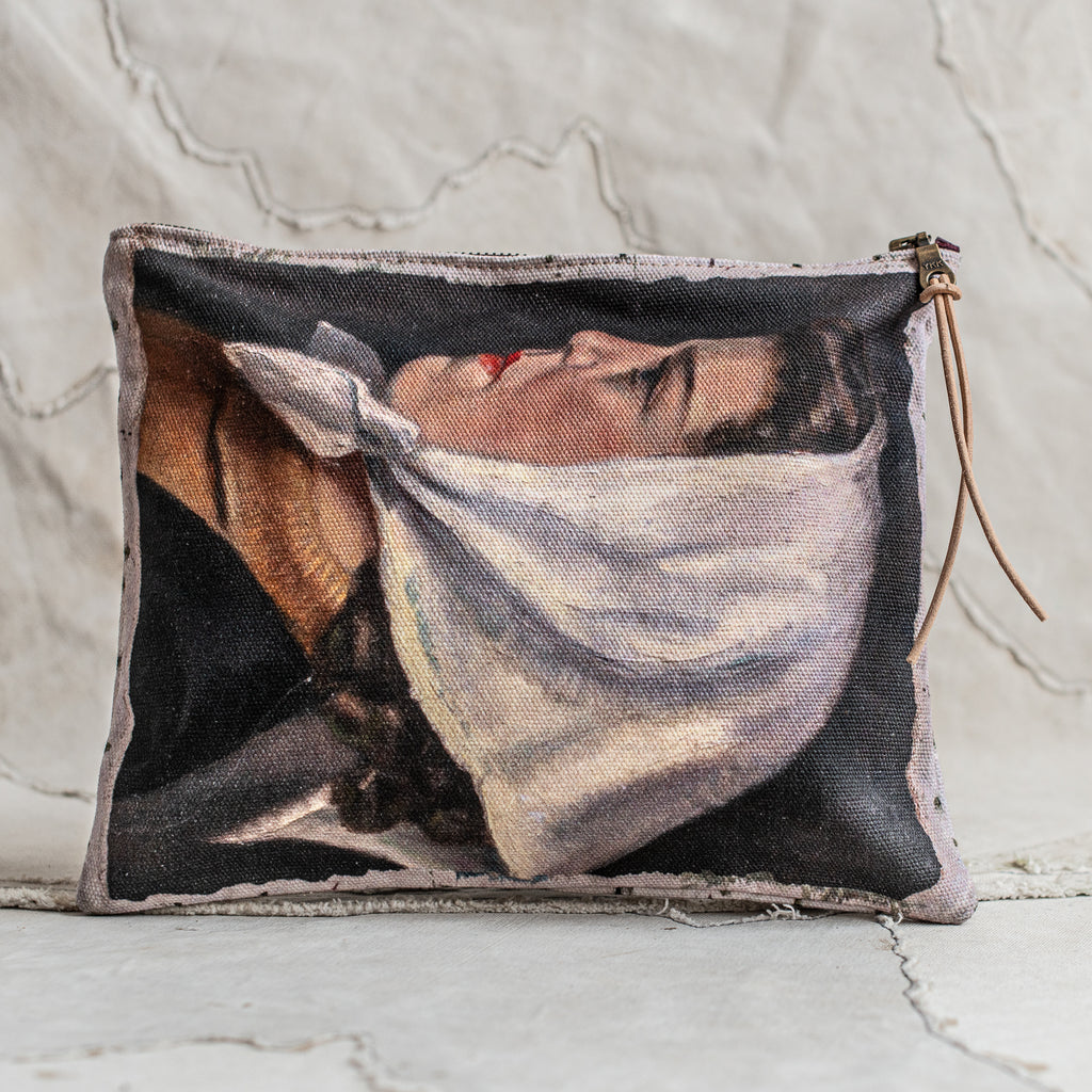 Swarm Canvas Painting Zip Clutch - Cora - The Lost + Found Department