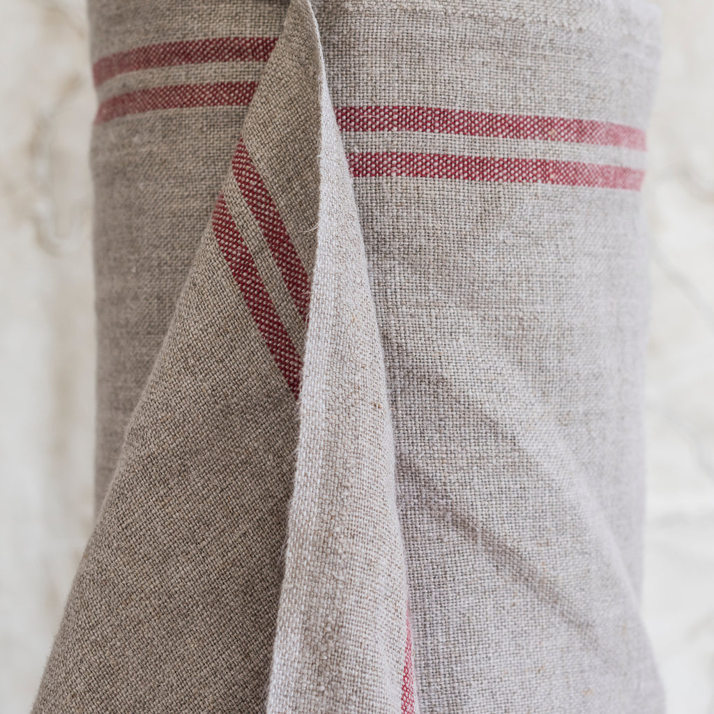 Linen Grain Sack Fabric / Mangle Cloth Fabric - The Lost + Found Department