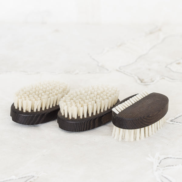 + Nail Brush - Oval Thermo Wood - The Lost + Found Department