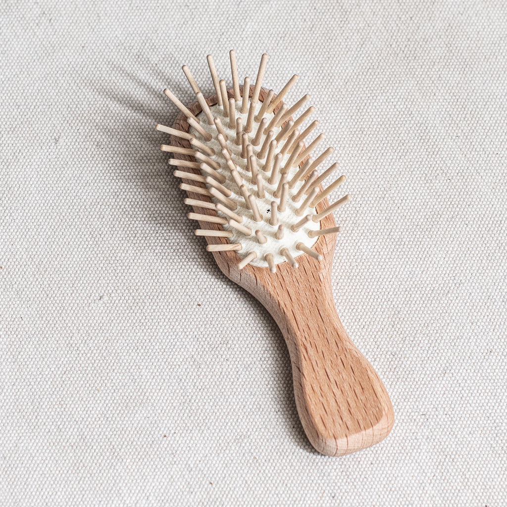 + Wooden Comb and Travel Brush - The Lost + Found Department