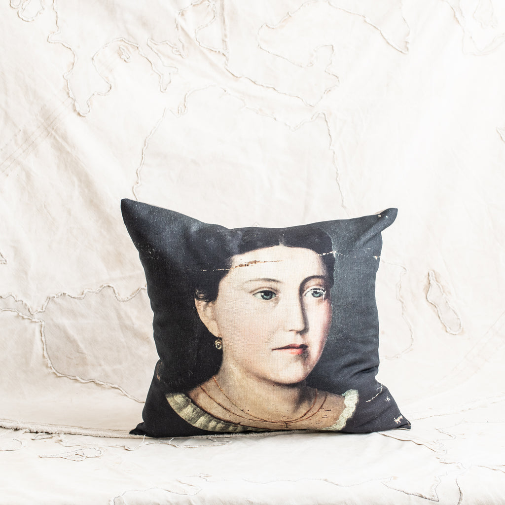 + Vox Populi Co Linen Cushion - Nº48 - The Lost + Found Department