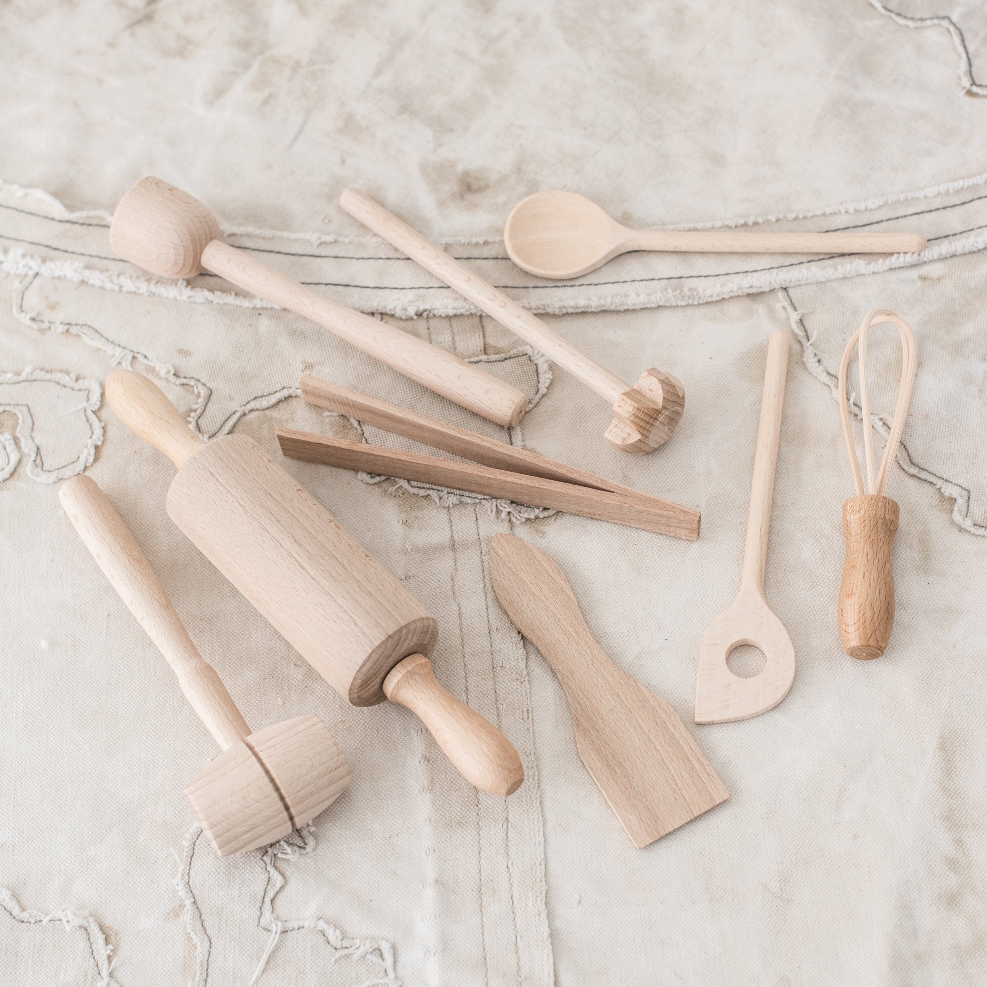 + Children's Wooden Cooking Set - The Lost + Found Department