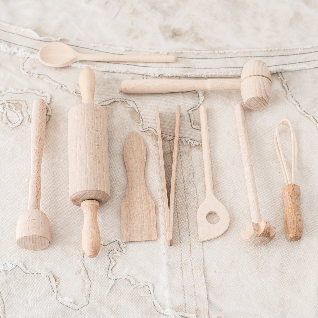 + Children's Wooden Cooking Set - The Lost + Found Department