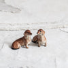 Handcrafted Ceramic Figurines - Dachshund / Sausage Dog - The Lost + Found Department