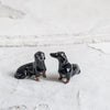 Handcrafted Ceramic Figurines - Dachshund / Sausage Dog - The Lost + Found Department