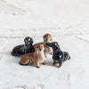 Handcrafted Ceramic Figurines - Dachshund / Sausage Dog - The Lost + Found Department