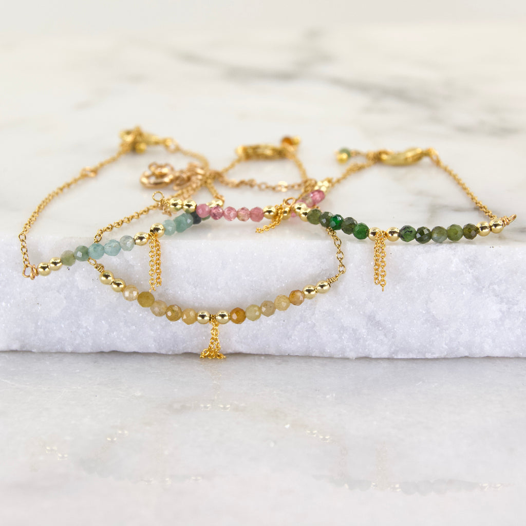Divine Treasures Tourmaline Bracelet - The Lost + Found Department