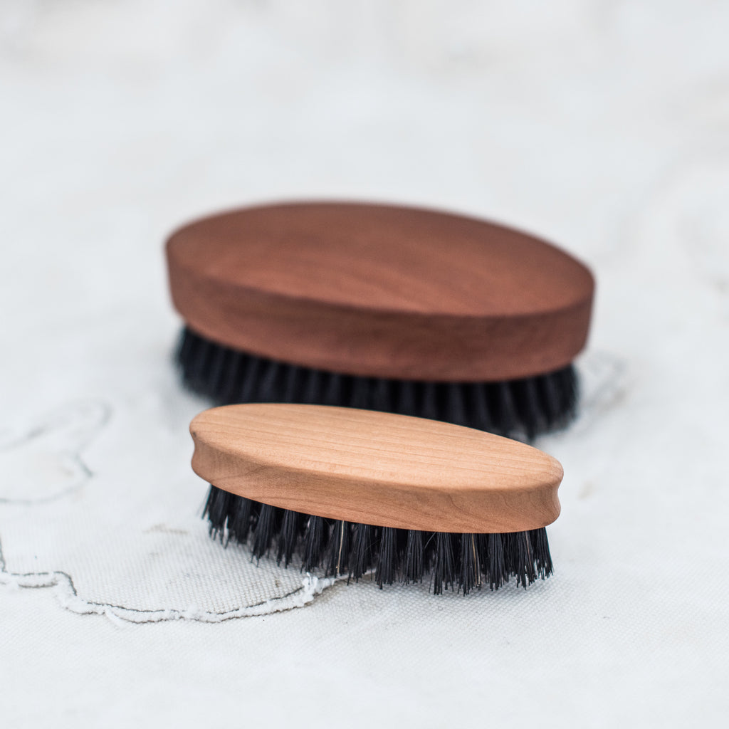 + Military Hair Brush, Beard Brush and Beard Comb - The Lost + Found Department