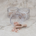 + Glass Salt Pot with Tiny Wooden Scoop - The Lost + Found Department